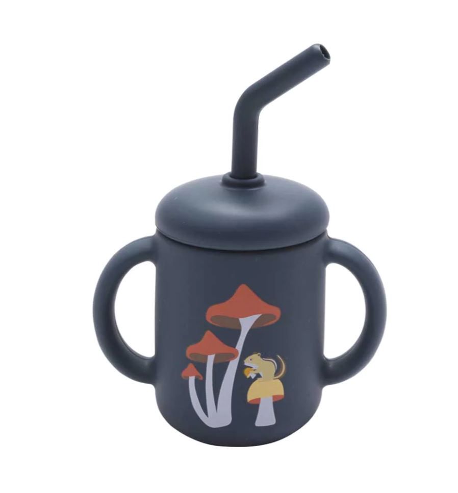 Fresh &amp; Messy Sippy Cup - Mostly Mushrooms