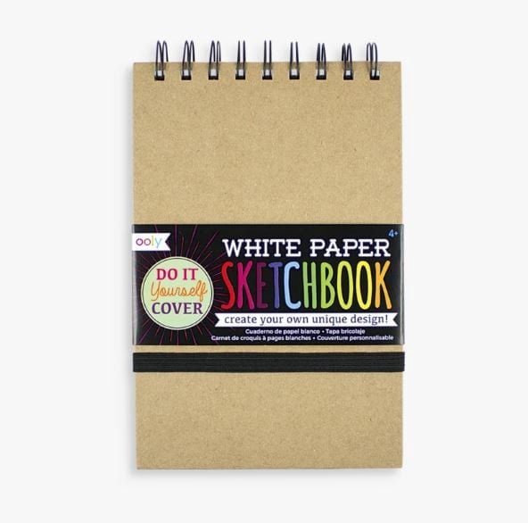 White DIY Cover Sketchbook Small