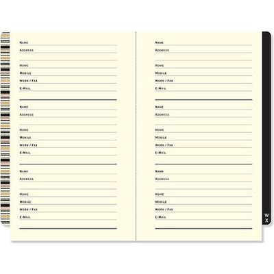 Peter Pauper Press Address Book-Little Black Book Of Addresses
