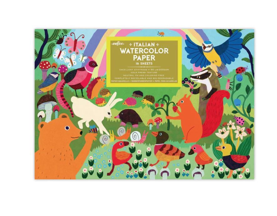 Watercolor Pad-Woodland Rainbow