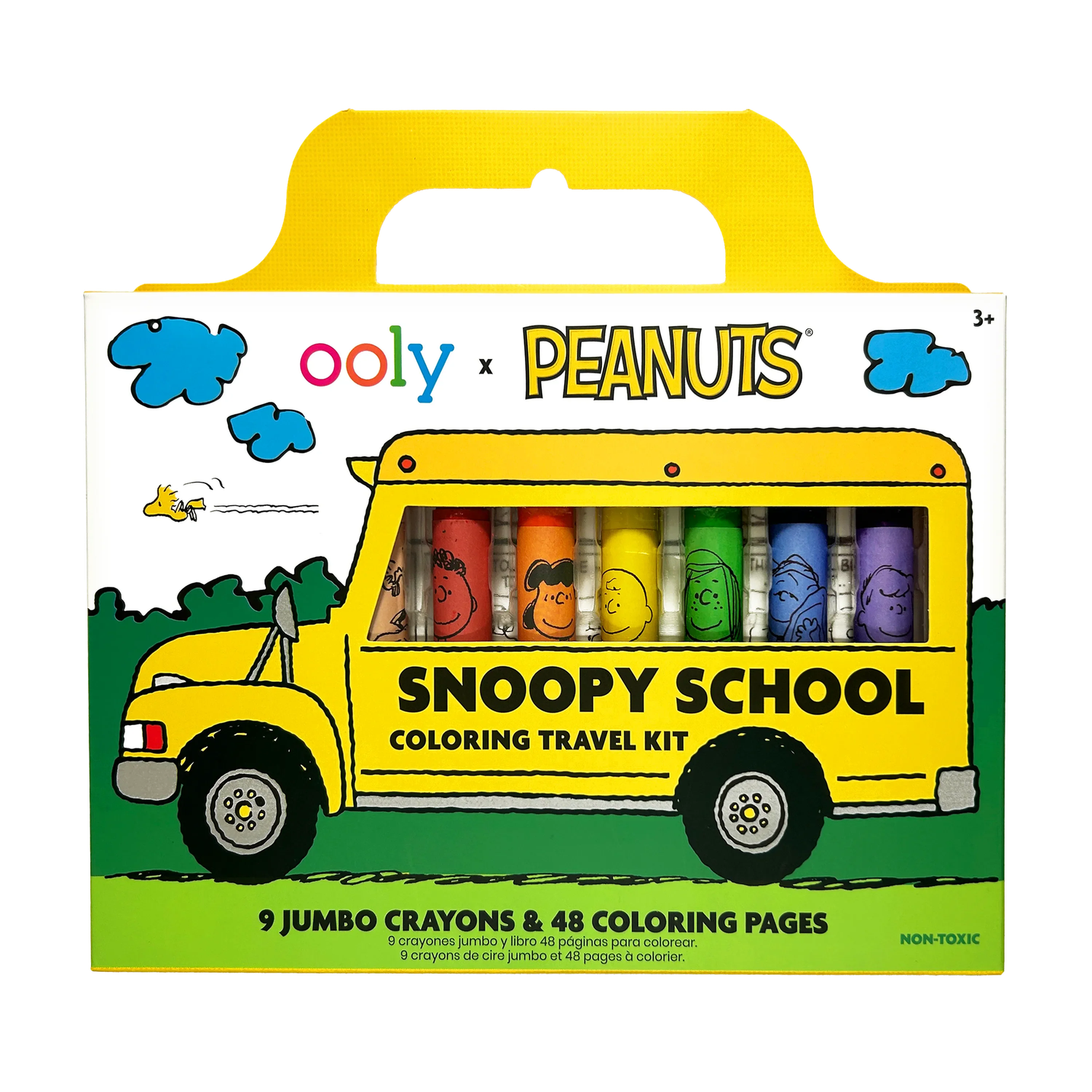 Peanuts Snoopy School Coloring Travel Kit