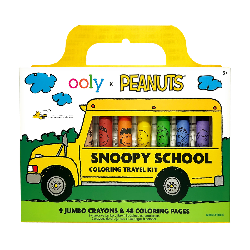 Peanuts Snoopy School Coloring Travel Kit