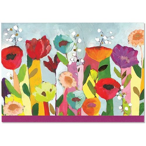 Note Cards-Brilliant Floral