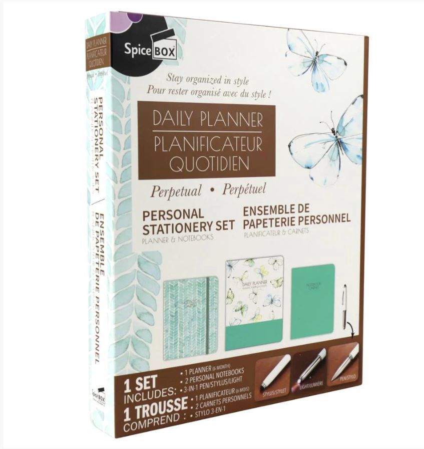 Daily Planner: Personal Planner &amp; Notebook Set