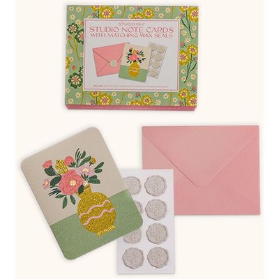 Studio Note Cards w/Wax Seals - Dreaming of Flowers