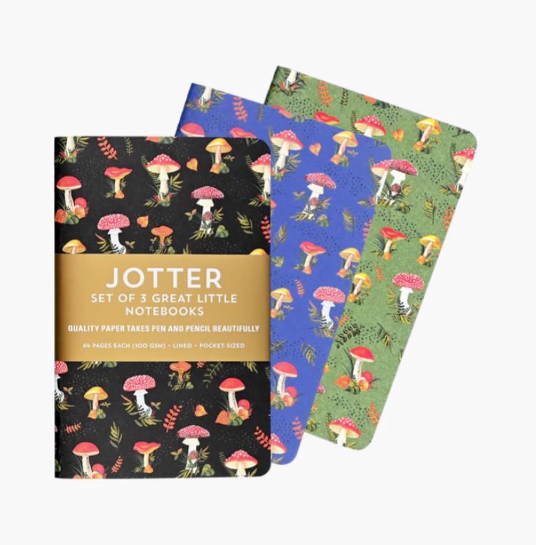 Jotter Notebook Set/3-Mushrooms