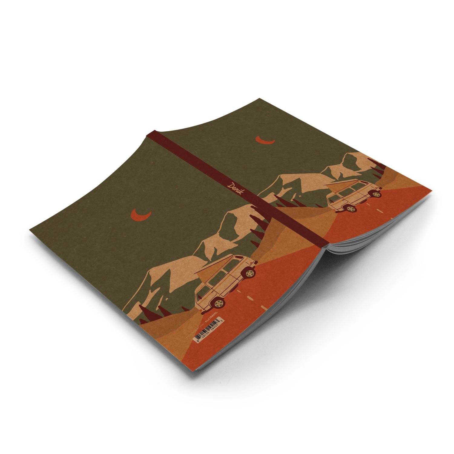 Journal,Kraft Layflat -Mountain Van