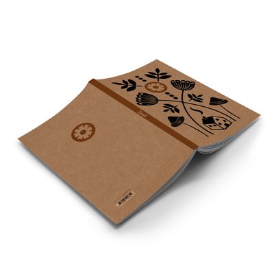 Journal,Kraft Layflat - Cabin Deco