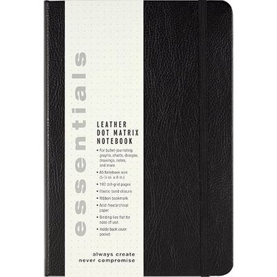Essentials Dot Matrix Notebook-Large A5 Size