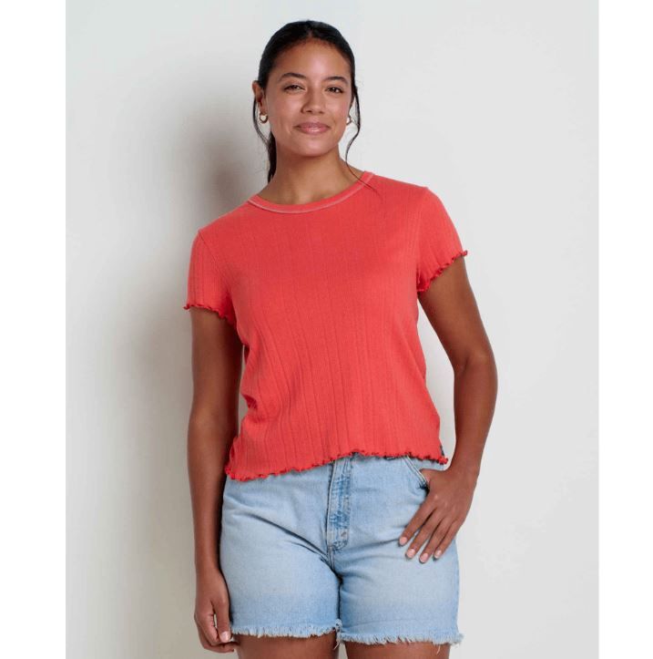 Foothill Pointelle SS Baby Tee