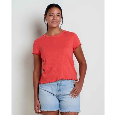 Foothill Pointelle SS Baby Tee