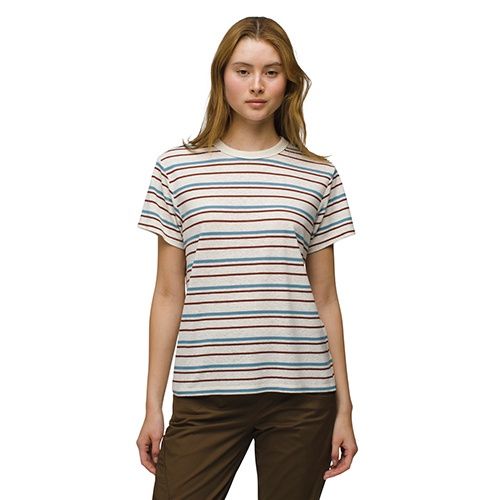 Cozy Up SS Crew, Color: High Tide Stripe, Size: XS