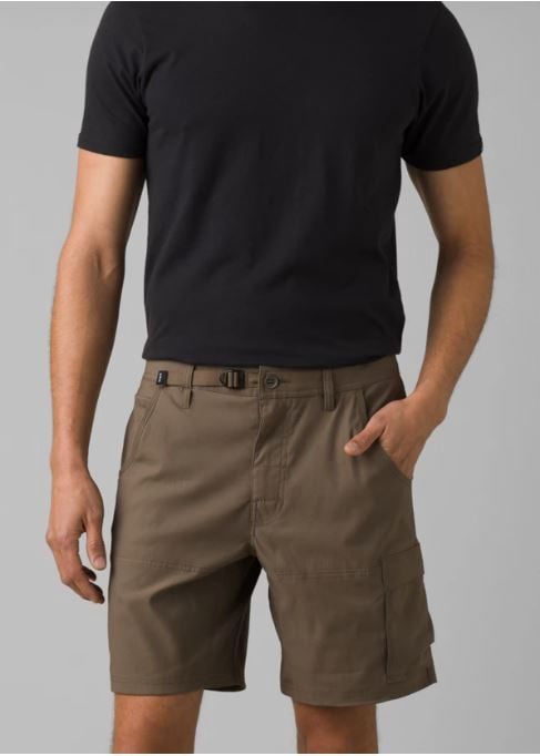 Stretch Zion Short II, 10 inch, Color: Mud, Size: 28