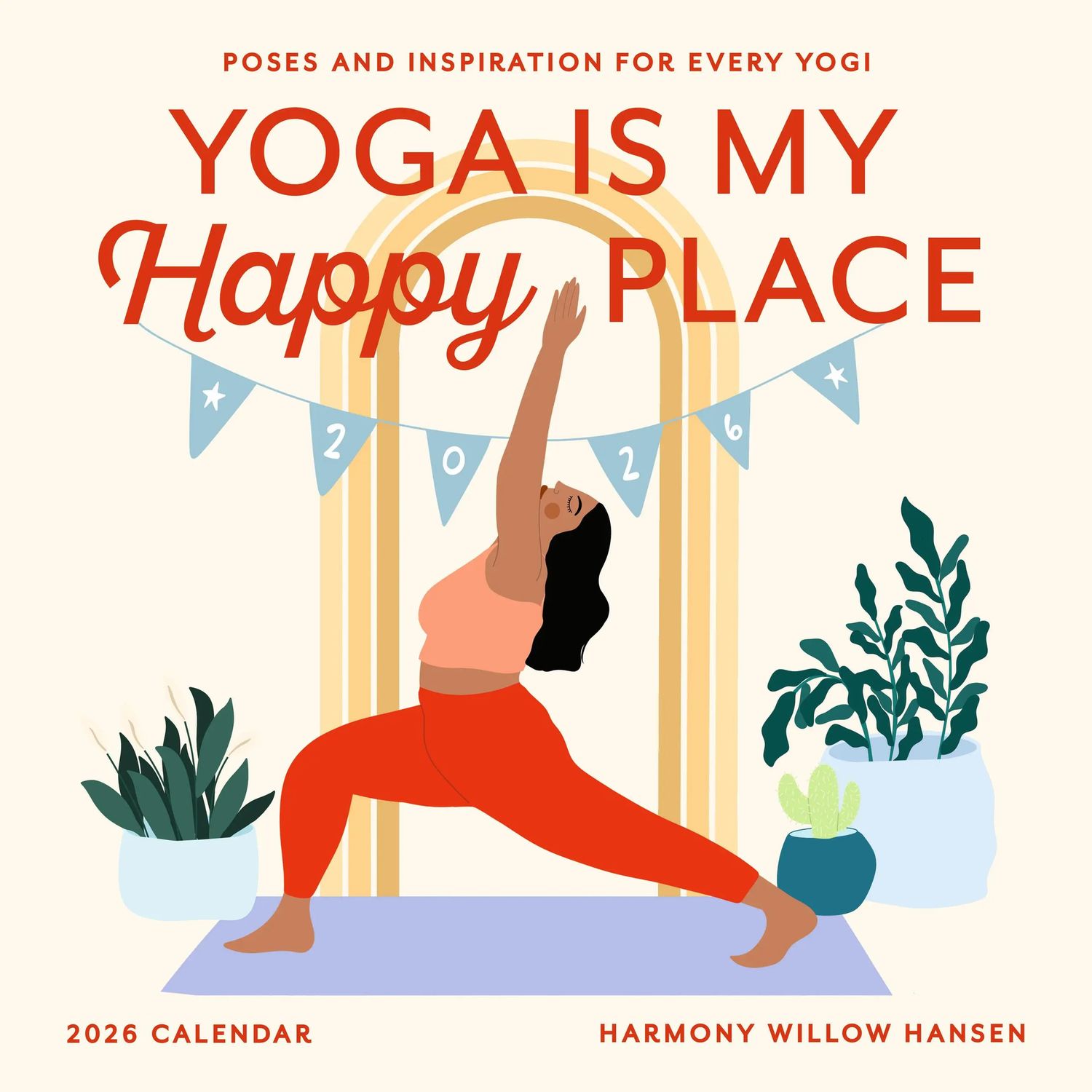 Calendar, Wall-Yoga Is My Happy Place