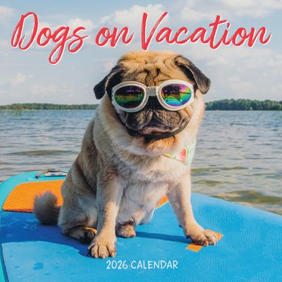 Calendar, Wall-Dogs on Vacation