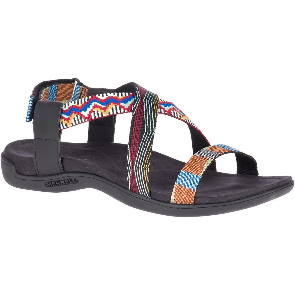 District Kalbury Cross Strap Women&#39;s Sandal, Size: 6, Color: Multi