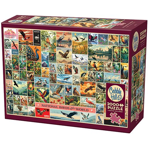 Puzzle-National Birds of the World 2000 Piece