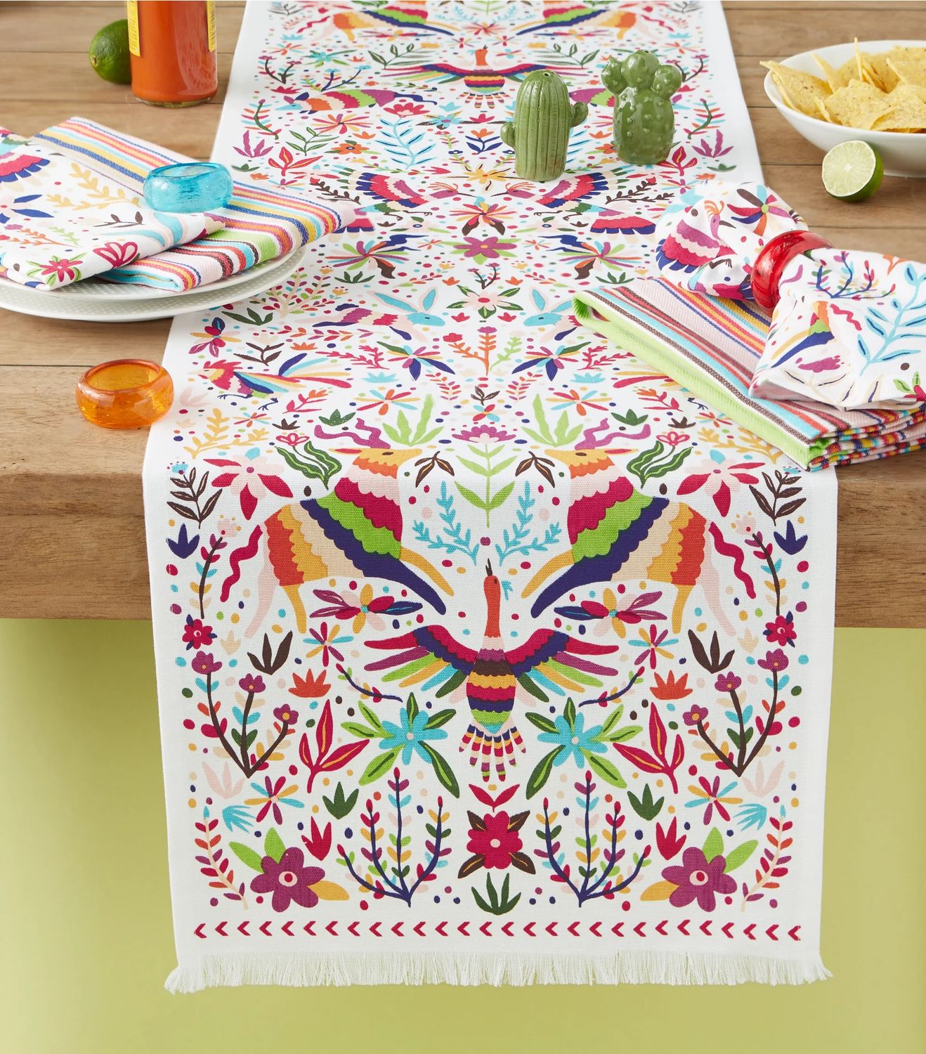 Table Runner - Mexican Otomi Print