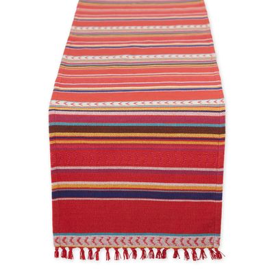 Table Runner - Baja Stripe Rug Weave