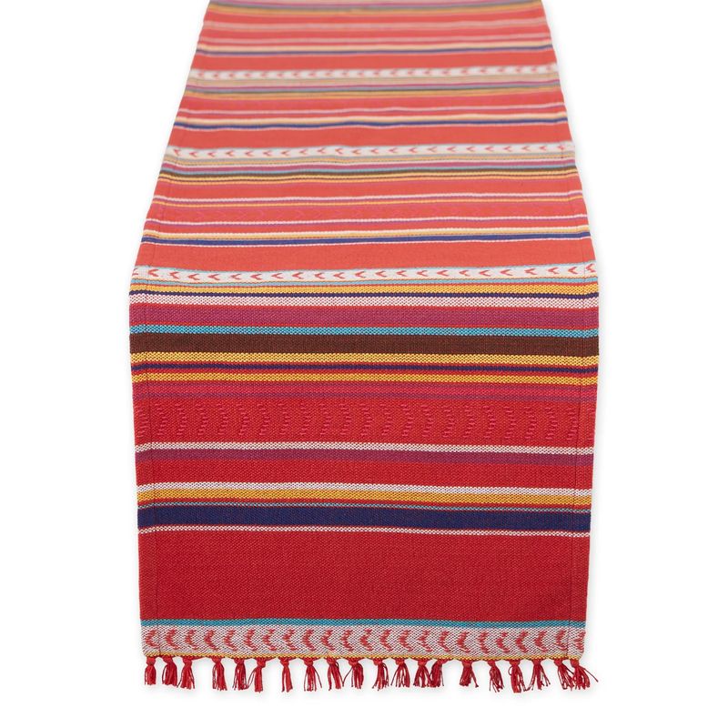 Table Runner - Baja Stripe Rug Weave