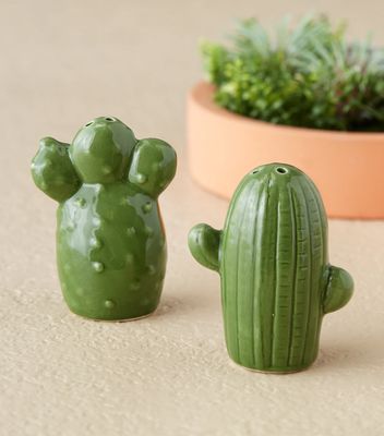 Salt &amp; Pepper Shakers - Cactus