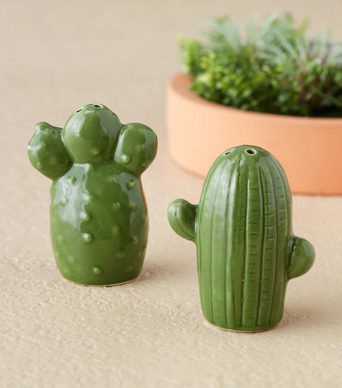 Salt &amp; Pepper Shakers - Cactus