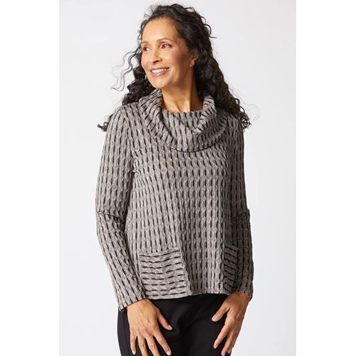 Newport Knit Pocket Top, Color: Driftwood, Size: XS