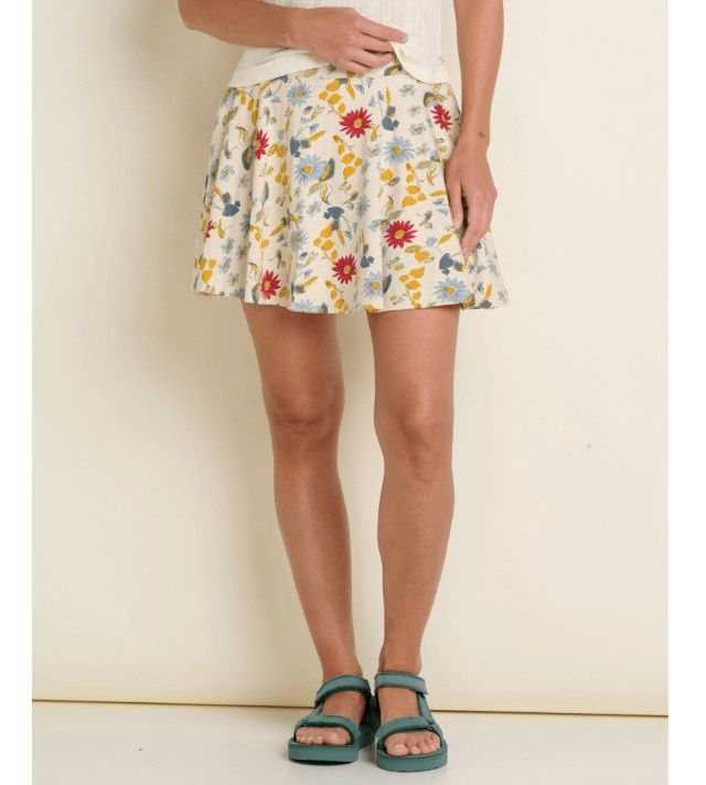 Birdie Skort, Color: Almond Print, Size: XS