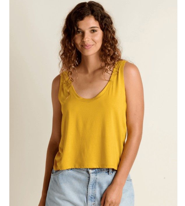 Toad&amp;Co Whisper Women's Tank Top, Color: Gold, Size: XS