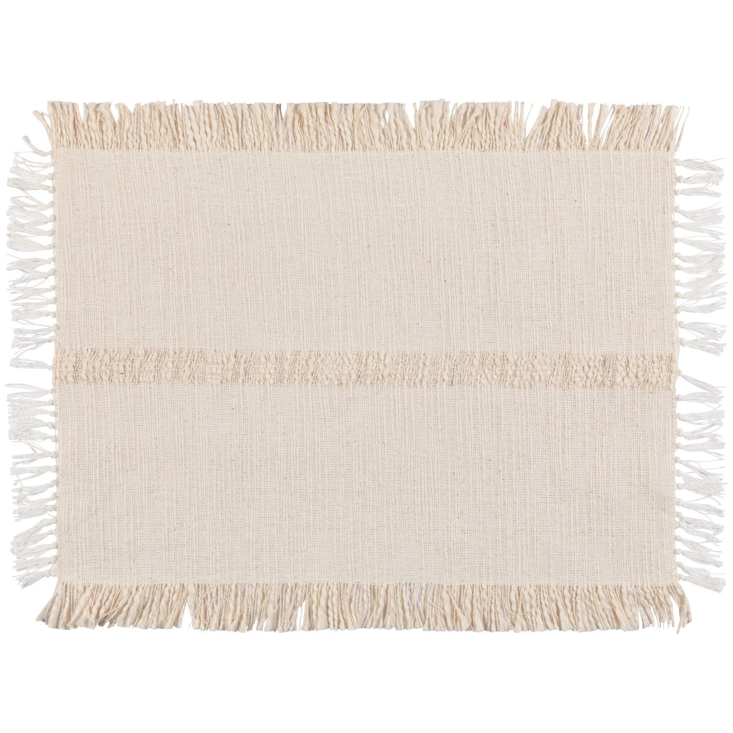 Placemats Set of 4 - Ravel, Color: Ivory