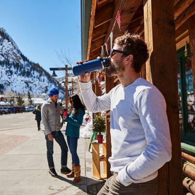 20 Oz Wide Hydro Flask w/Flex/Sip Lid (Coffee)