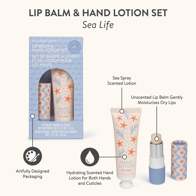 Studio Oh! Lip Balm &amp; Hand Lotion Set