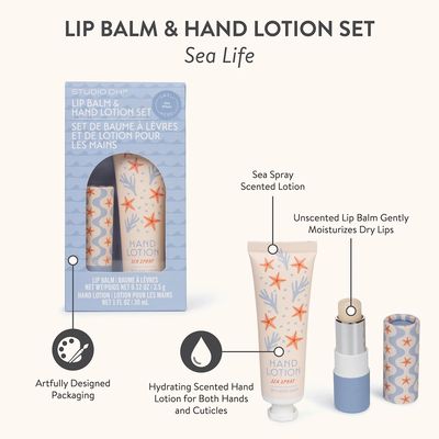 Studio Oh! Lip Balm &amp; Hand Lotion Set