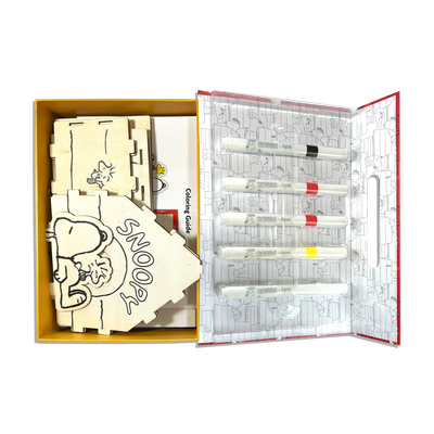 Ooly Peanuts Color-In Wooden Birdhouse Kit