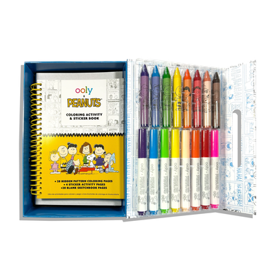 Ooly Peanuts Coloring Activity &amp; Sticker Set