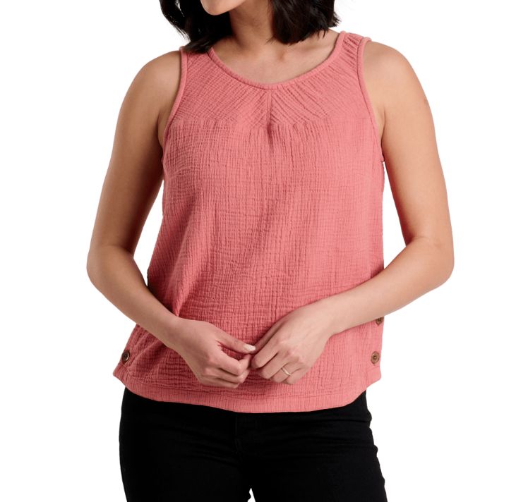 Klover Tank, Color: Coral Rose, Size: XS