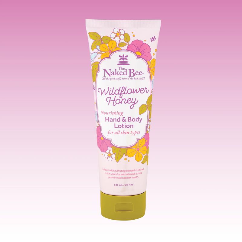 Naked Bee Hand &amp; Body Lotion 8oz-Wildflower Honey