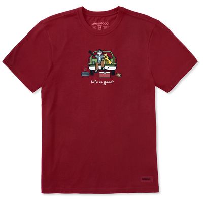 Men&#39;s Tailgate Football Short Sleeve Tee Shirt
