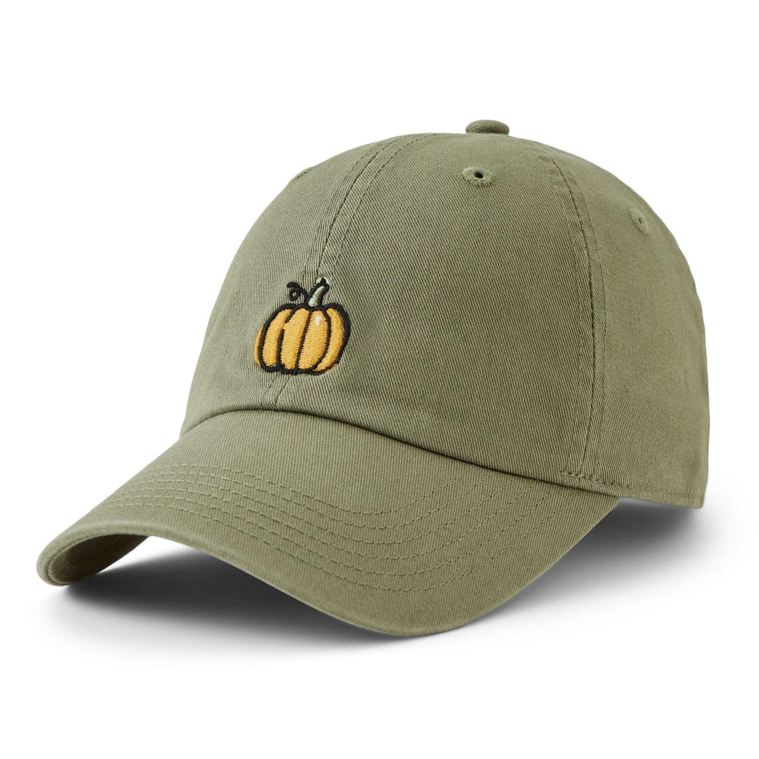 Adult Unisex Vintage Pumpkin Chill Cap, Color: Moss Green, Size: OS
