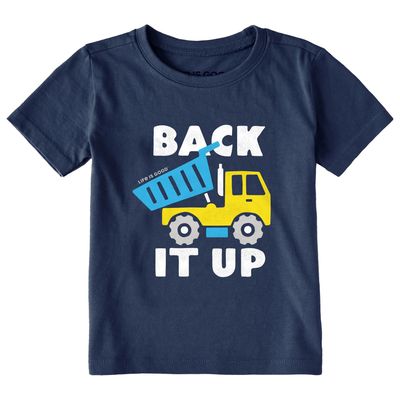 Back It Up Dump Truck Short Sleeve Toddler Tee Shirt
