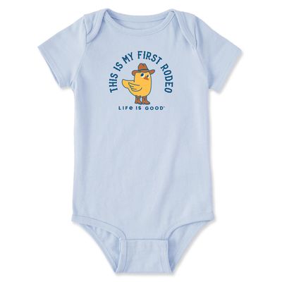 Infant First Rodeo Chick Short Sleeve Bodysuit