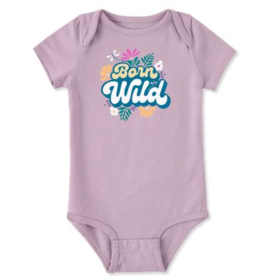 Infant Born Wild Short Sleeve Bodysuit