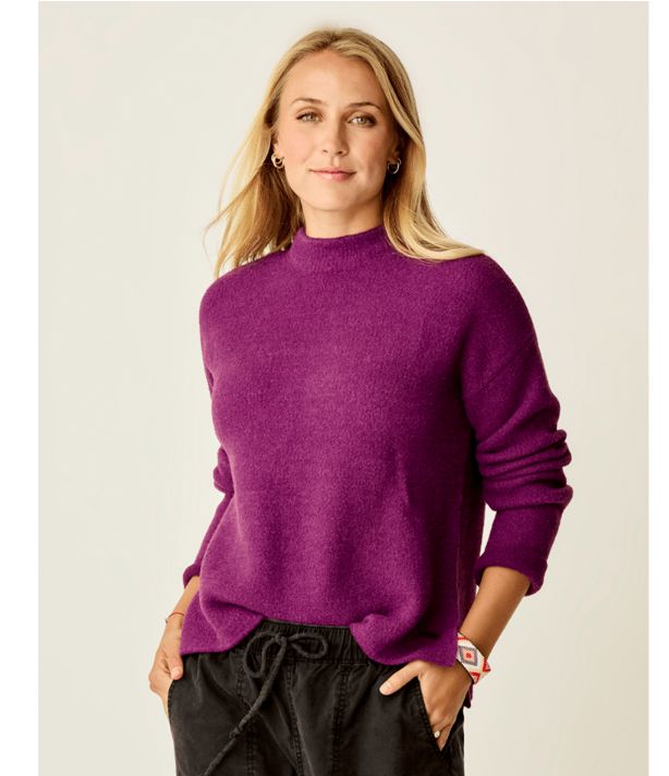 Olivia Plush Sweater, Color: Nirvana, Size: XS