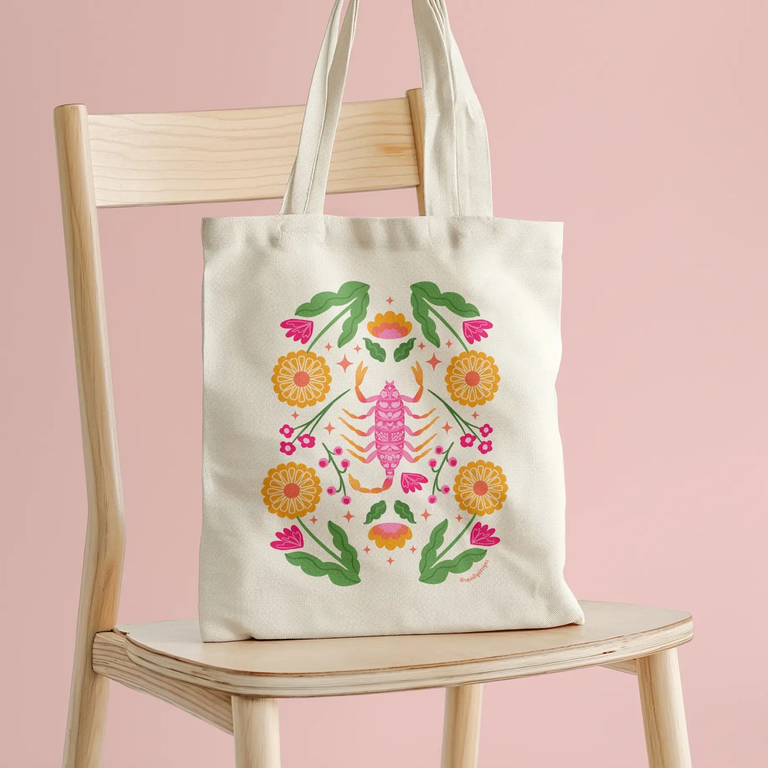 Tote Bag, Scorpion &amp; Spider