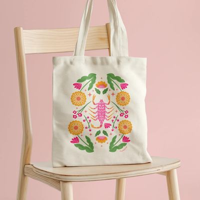 Tote Bag, Scorpion &amp; Spider