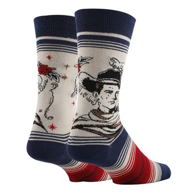 Sock It Up Men's Crew Socks, Cowboys Cry