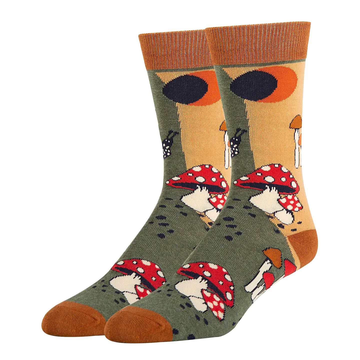 Men&#39;s Crew Socks, Hongo Delight