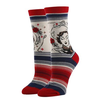 Women's Crew Socks, Cowgirls Cry