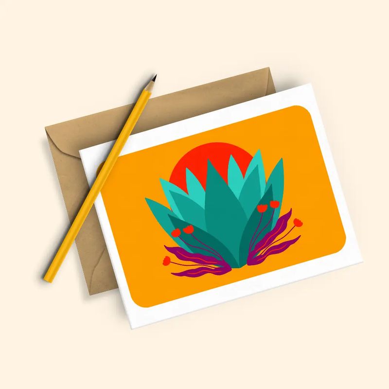 Greeting Card, Agave