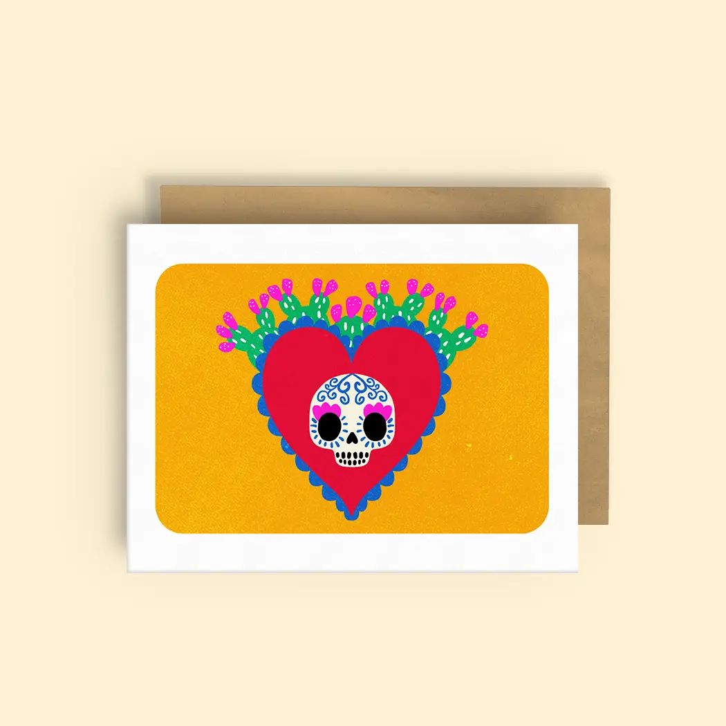 Greeting Card, Sugar Skull